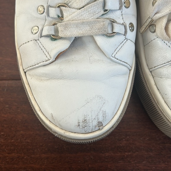 Joie white platform leather sneakers  | white - Picture 8 of 12